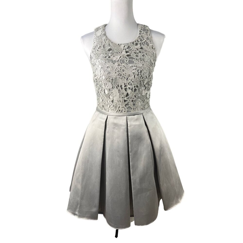 May Queen Couture USA  Lace Bodice Sleeveless Fit & Flare Dress size 8